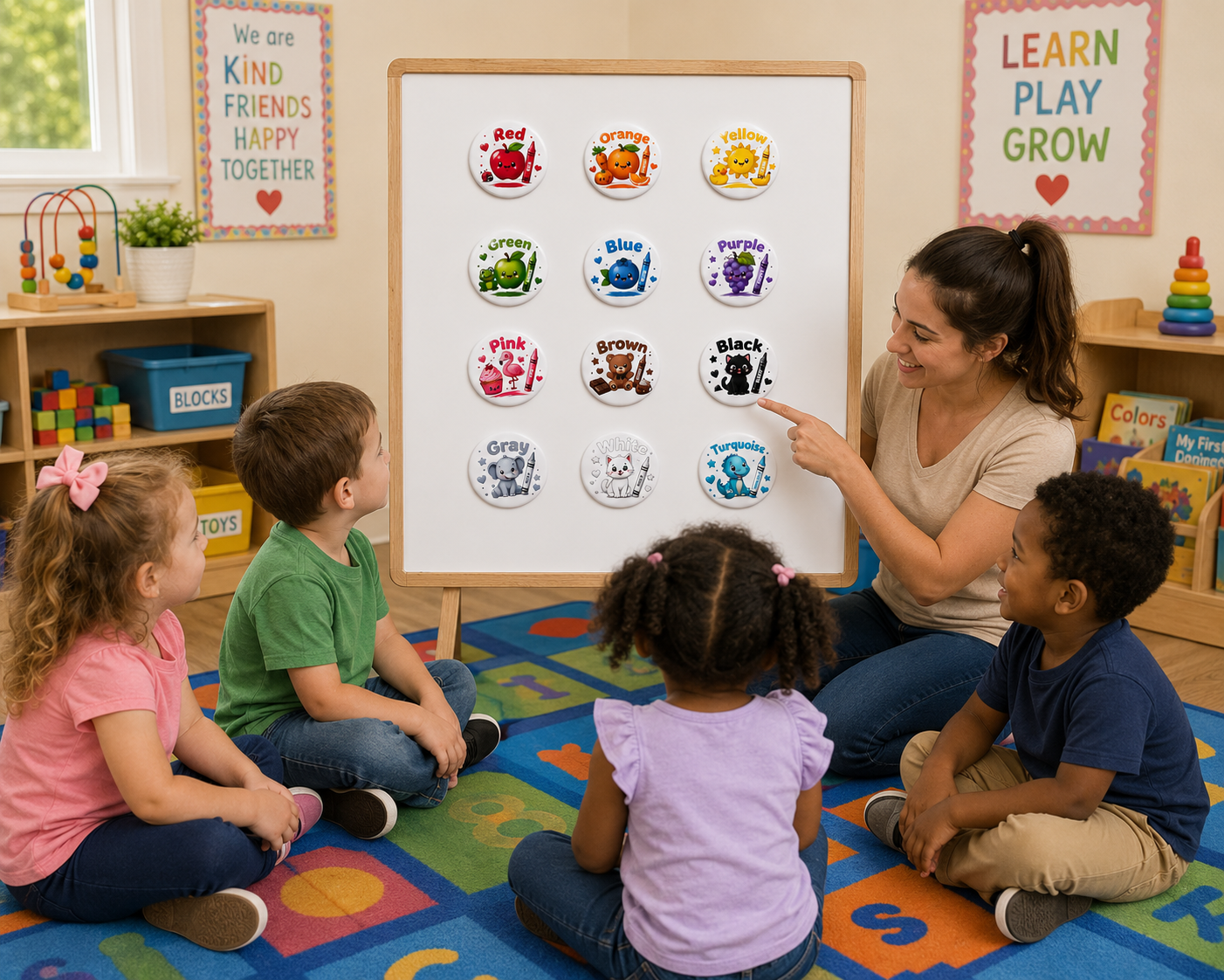 Pic-A-Pin Learn & Play: Colors