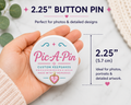 2.25" Round Custom Button Pin Packs