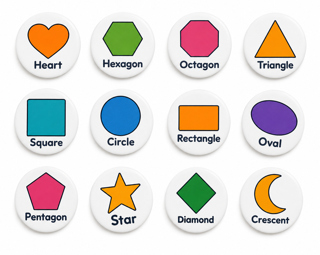 Pic-A-Pin Learn & Play Collection: Shapes